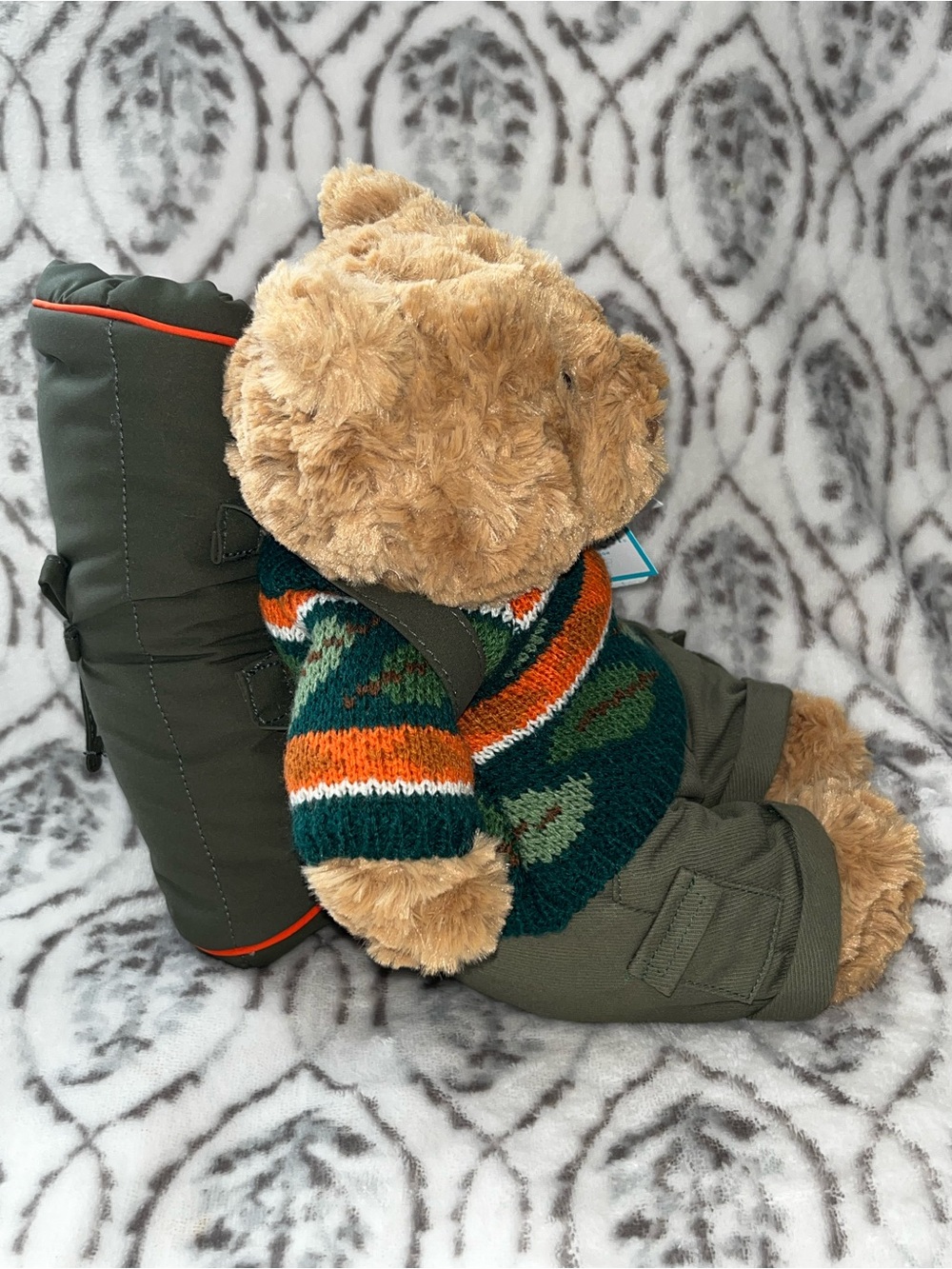 Jellycat Bartholomew Bear Hiking Outfit